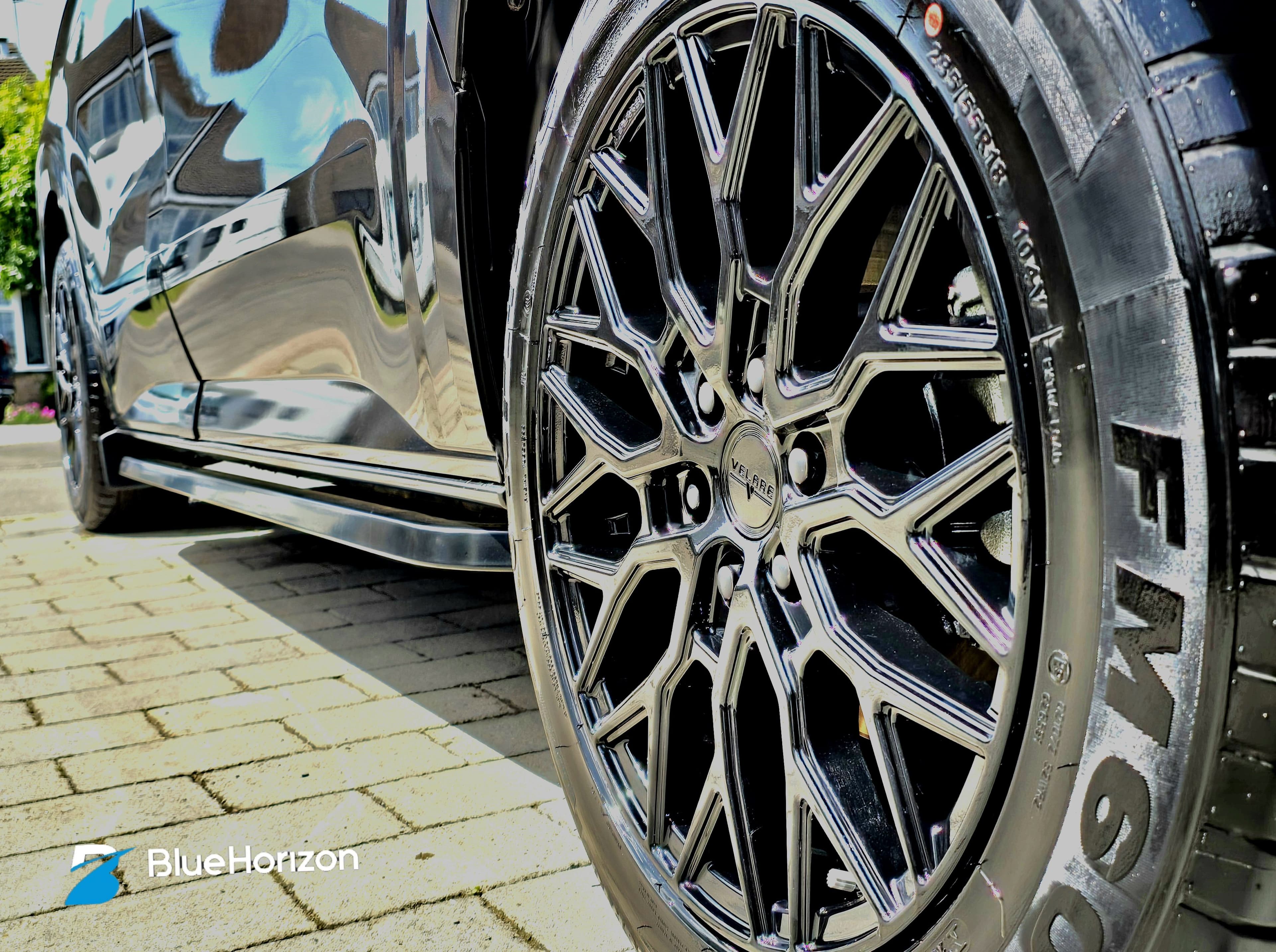 Alloy Wheel Refurbishment — Transit Custom MSRT — Blue Horizon Detailing result